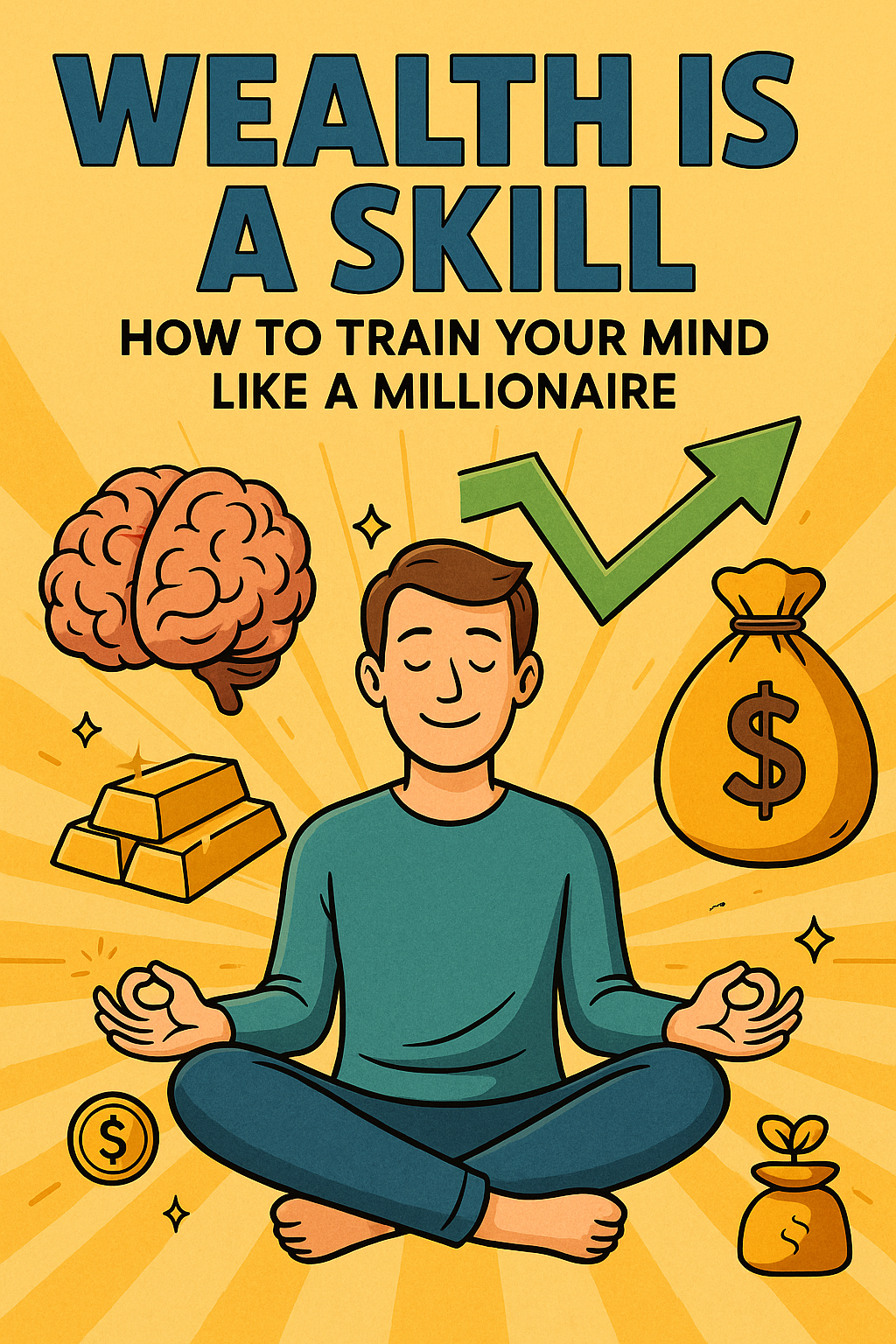 Wealth Is a Skill: How to Train Your Mind Like a Millionaire — Kindle cover